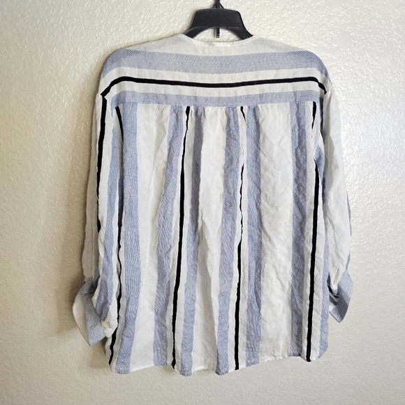 Anthropologie the Korner Castello Striped Tunic top sz S - Picture 8 of 9